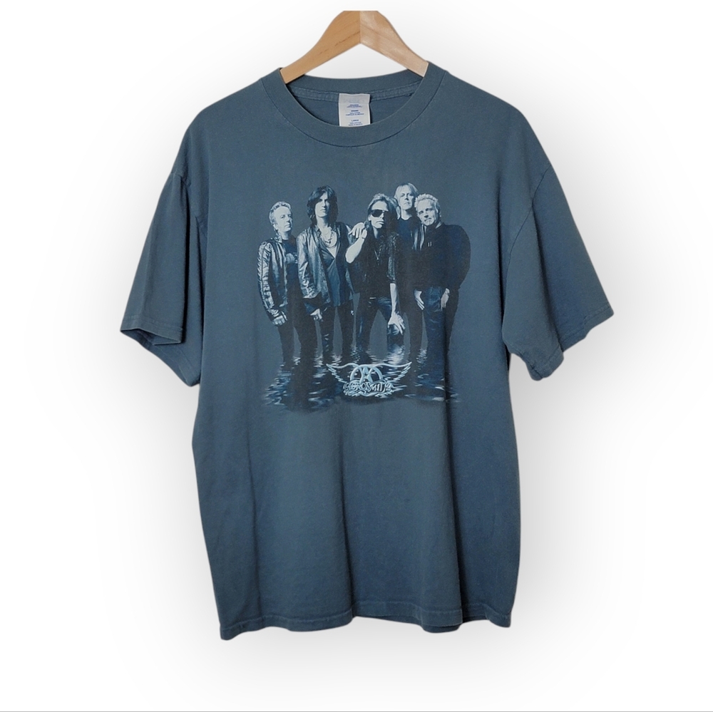 Vintage Aerosmith Just Push Play 2001 World Concert Tour T Shirt Large